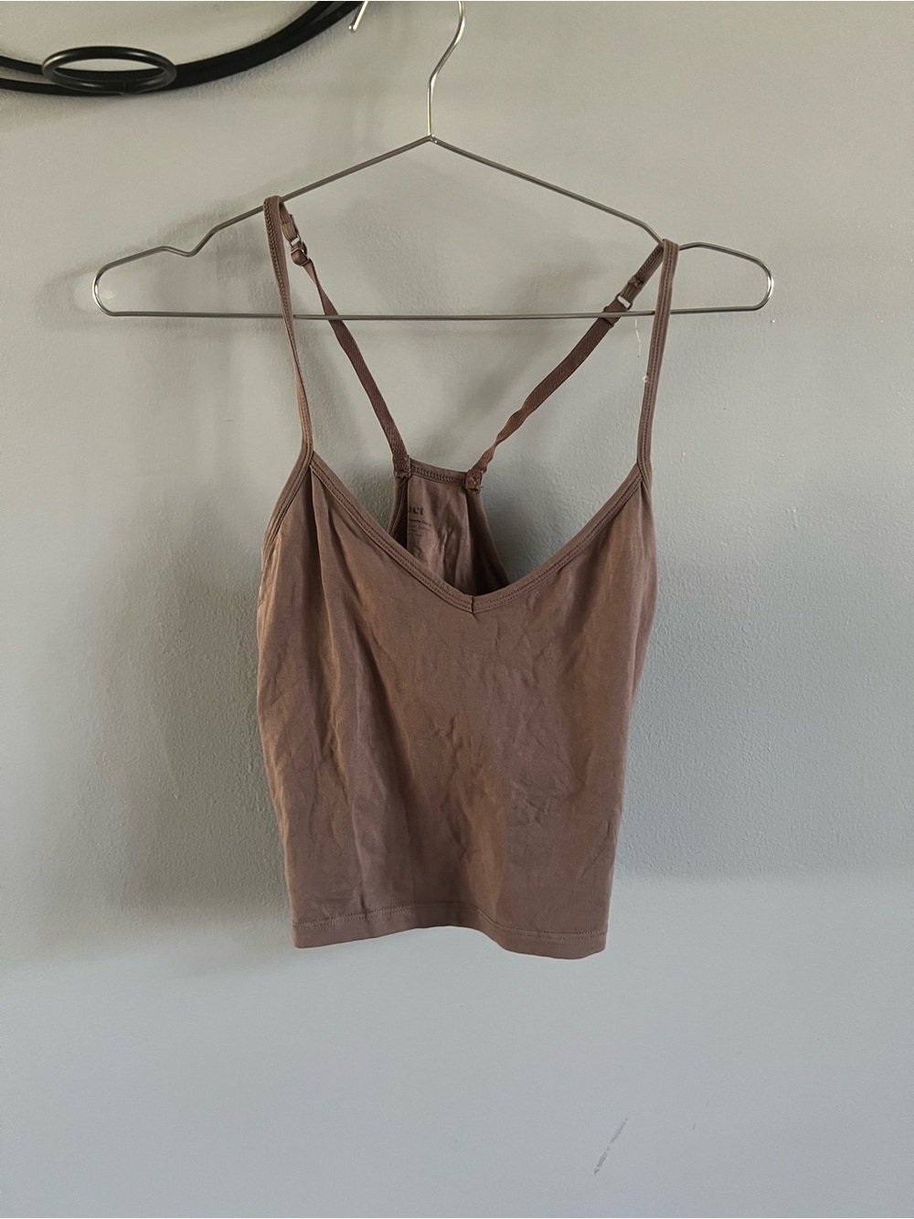 Pact Light chocolate crop top